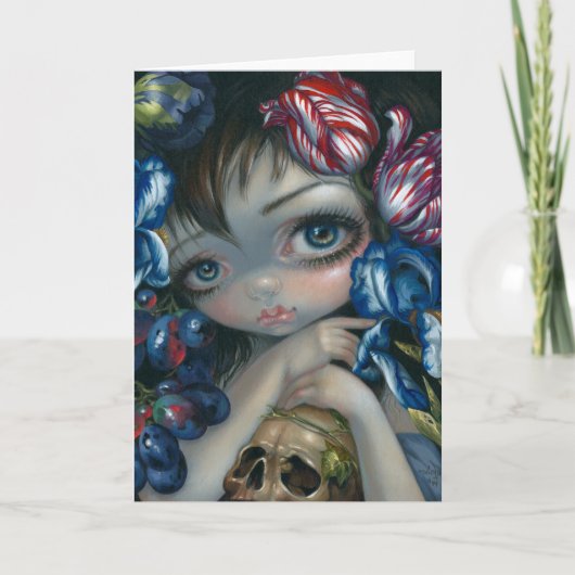 "Stilleven VII:  Bloesemの"挨拶状 カード (正面)