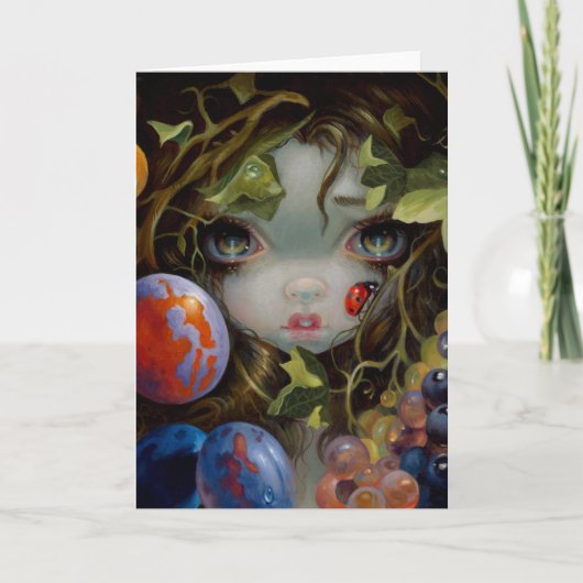 "Stilleven VIII: Lieveheersbeestjeの"挨拶状 カード (正面)