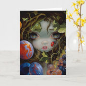 "Stilleven VIII: Lieveheersbeestjeの"挨拶状 カード (黄色い花)