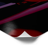 Stillleben mit Blumen und Früchten ポスター (コーナー)