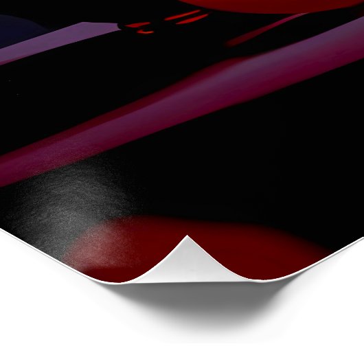 Stillleben mit Blumen und Früchten ポスター (コーナー)