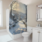 Stillness After Snowfall -  シャワーカーテン (インサイチュ)