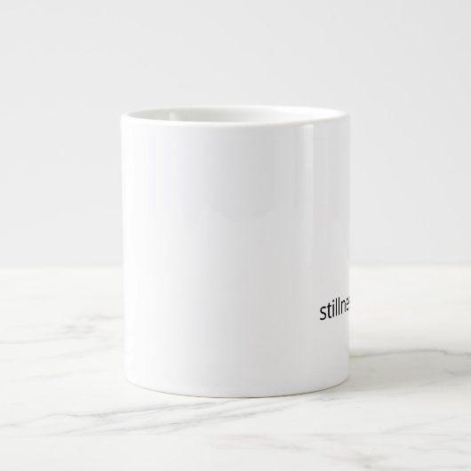 Stillness Is Allowed – Calm Reassurance Coffee Mug ジャンボコーヒーマグカップ (正面)
