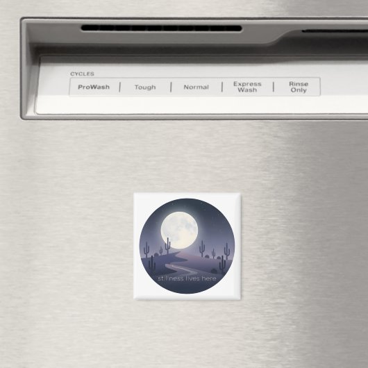 Stillness Lives Here マグネット (インサイチュ (食洗機))