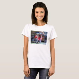 Stilt Dancersの女性の白Tシャツ Tシャツ