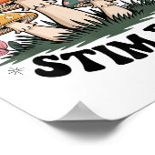 Stim Bro Groovy自閉症意識自炎 ポスター (角)