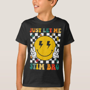 Stim Bro Groovy自閉症意識自炎 Tシャツ
