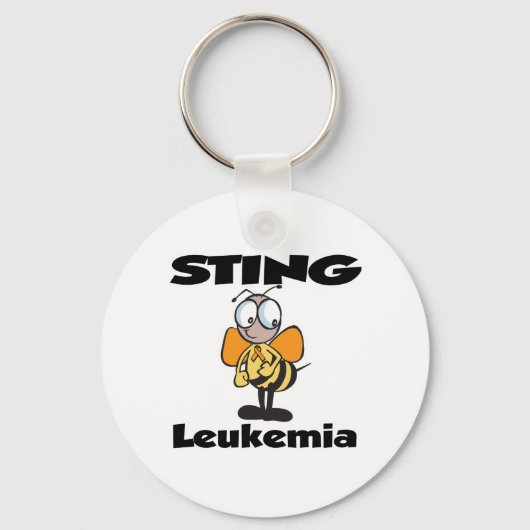 STING白血病（オレンジ） キーホルダー (正面)