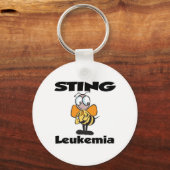 STING白血病（オレンジ） キーホルダー (正面)