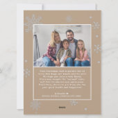 Sting Lights素朴 Christmasメリー 2枚の写真 シーズンカード (裏面)