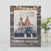 Sting Lights素朴 Christmasメリー 2枚の写真 シーズンカード (スタンド正面)