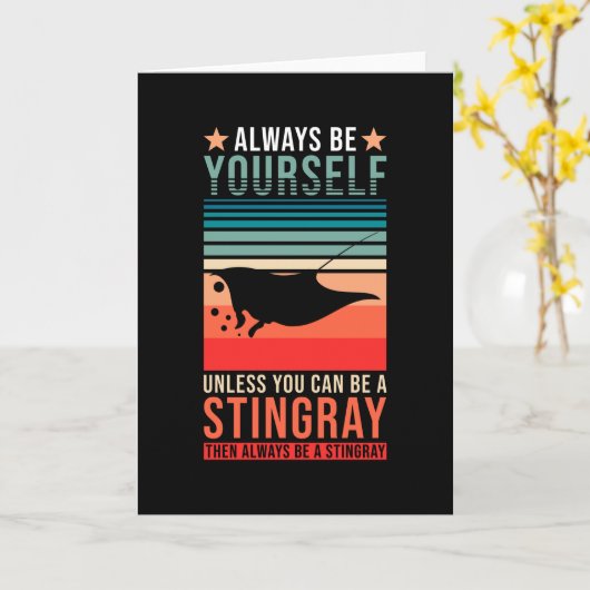 Stingray カード (黄色い花)