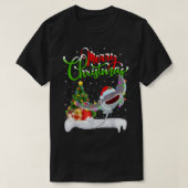 Stingray Fish Lover Xmas Lighting Stingray Christm Tシャツ (デザイン正面)
