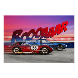 Stingray Grand Sport vs Cheetah V8 ポスター