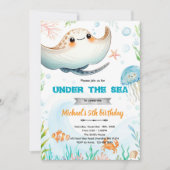 Stingray theme invite  招待状 (正面)