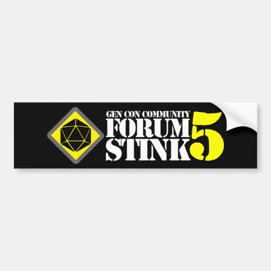 Stink5ステッカー バンパーステッカー (正面)