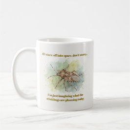 Stink bug Gifts Funny Brown Marmorated Stinkbug  コーヒーマグカップ