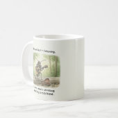 Stink Bug Gifts Funny Brown Marmorated Stinkbug コーヒーマグカップ (正面左)