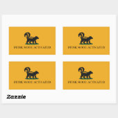 Stink Mode Activated 長方形シール (シート)