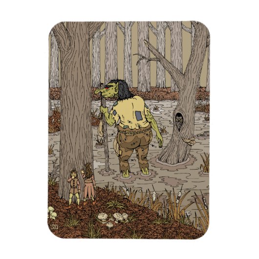 Stinkbottomトロールからの非表示 マグネット (縦)