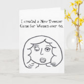 Stinkeyeのピンセットのゲームのバースデー・カード カード (黄色い花)