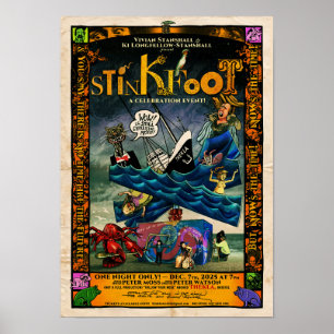 Stinkfoot 40周年記念お祝いポスター ポスター