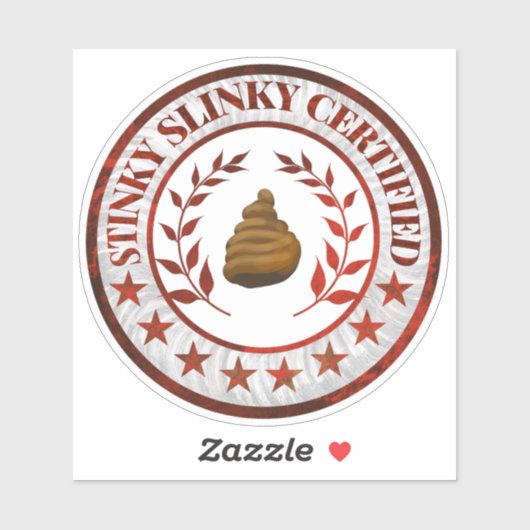 Stinky Slinky認定RVシール シール (シート)
