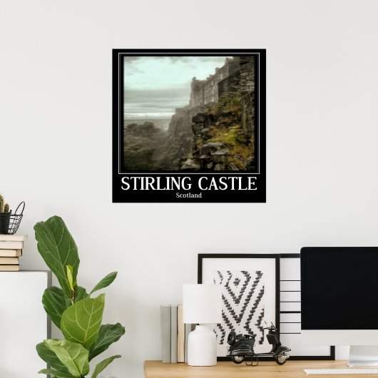 Stirling Castle Scotland Poster Art ポスター (ホームオフィス)