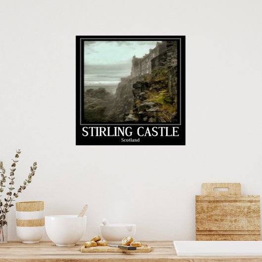 Stirling Castle Scotland Poster Art ポスター (キッチン)