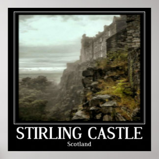 Stirling Castle Scotland Poster Art ポスター