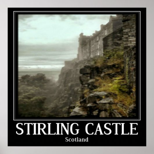 Stirling Castle Scotland Poster Art ポスター (正面)