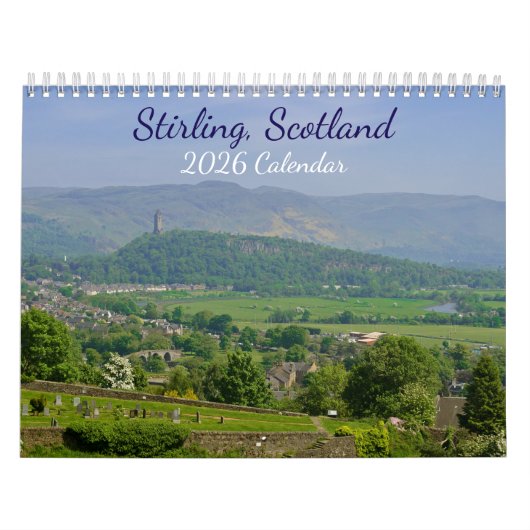 Stirling Scotland 2026 Calendar カレンダー (カバー)