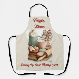 Stirring Up Some Holiday Cheer Christmas エプロン