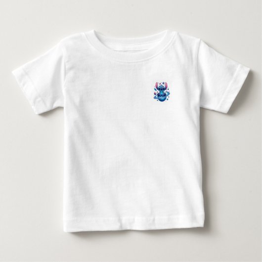 stitch baby  ベビーTシャツ (正面)