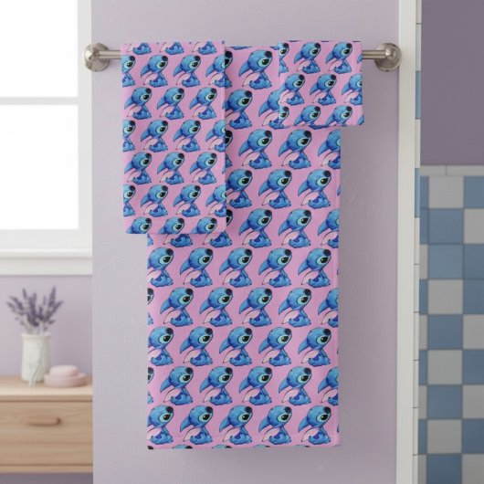 Stitch Bath Towel Set バスタオルセット