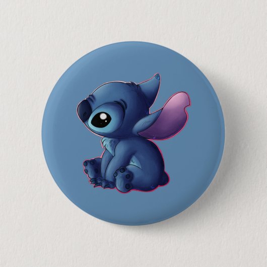 Stitch Button 缶バッジ (正面)