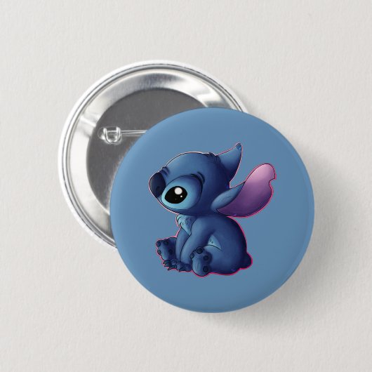 Stitch Button 缶バッジ (正面&裏面)
