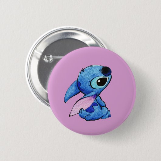 Stitch Button 缶バッジ (正面&裏面)