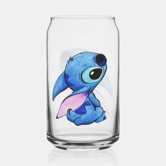Stitch Can Glass ガラス缶 (正面)