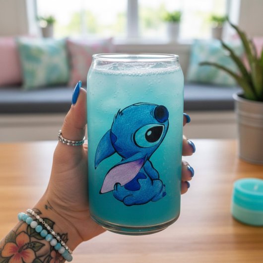 Stitch Can Glass ガラス缶