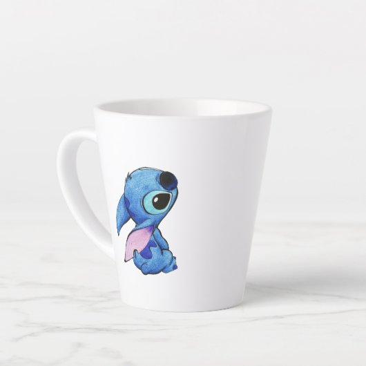 Stitch Latte Mug カフェラテマグ (左アングル)
