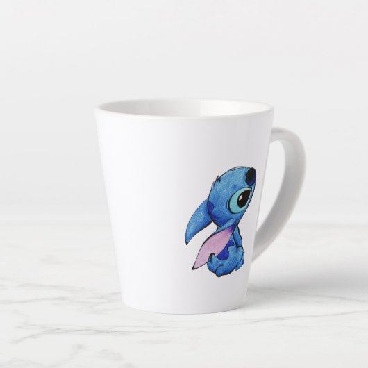 Stitch Latte Mug カフェラテマグ (右アングル)