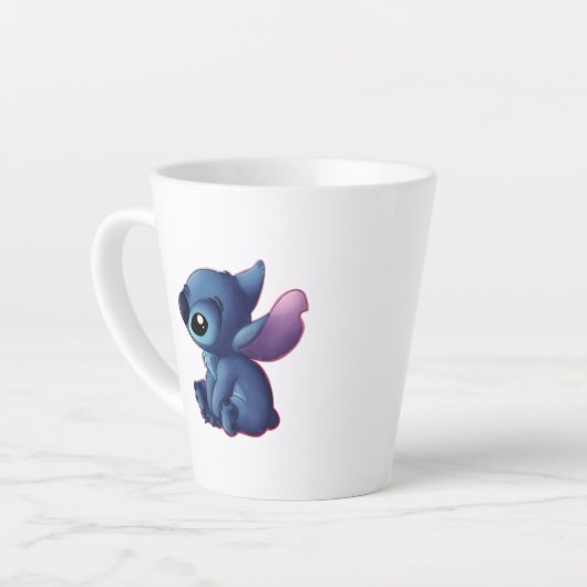 Stitch Latte Mug カフェラテマグ (左アングル)