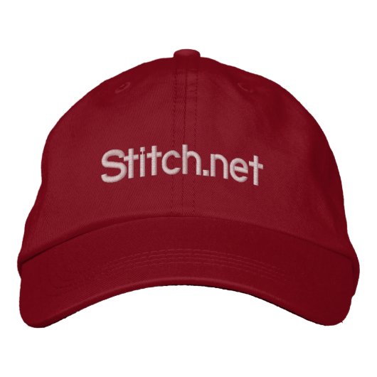 Stitch.net野球帽 刺繍入りキャップ (正面)