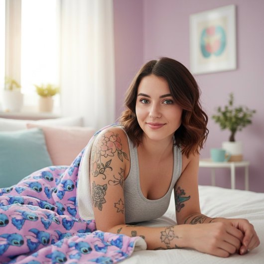 Stitch Sherpa Blanket シェルパブランケット