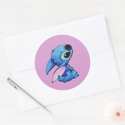Stitch Sticker ラウンドシール (封筒)