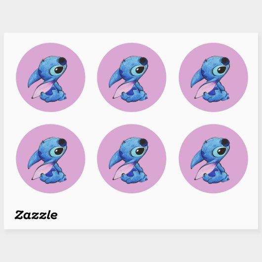 Stitch Sticker ラウンドシール (シート)