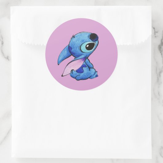 Stitch Sticker ラウンドシール (バッグ)