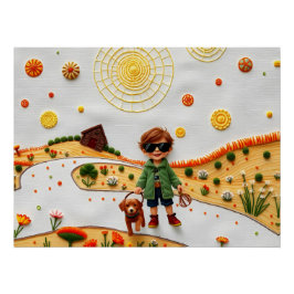 Stitched Cosmic Adventure ポスター