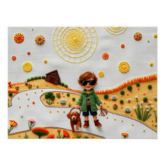 Stitched Cosmic Adventure ポスター